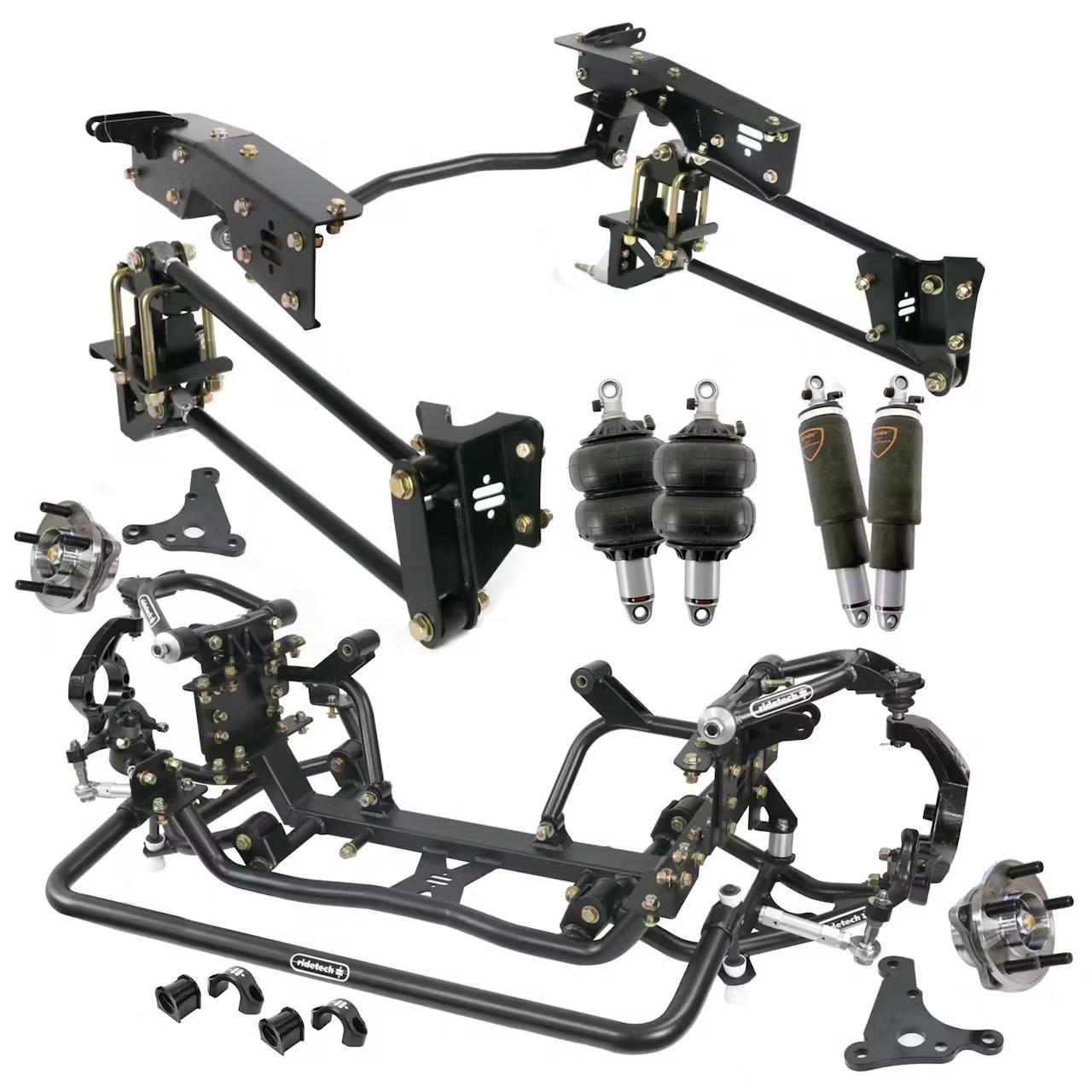 RideTech 12320296 HQ Air Suspension Kit w/ Spindles, 65-72 F-100