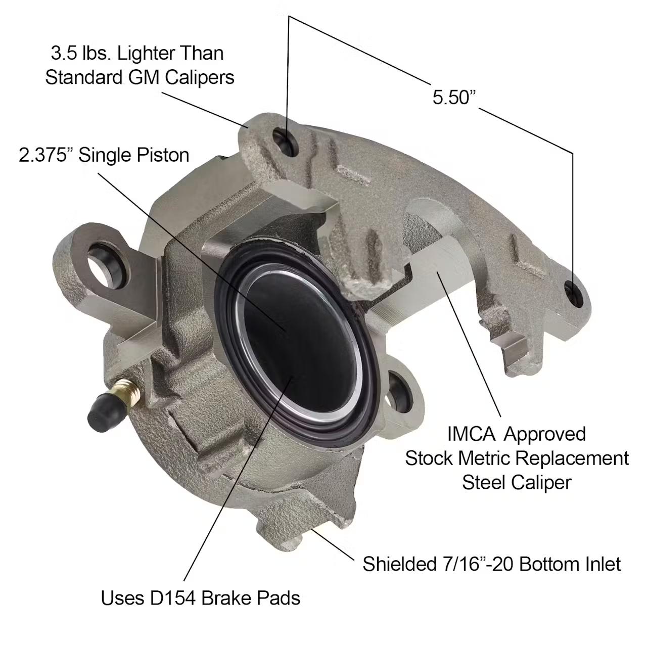 Mustang II IFS, Tube Arms, 500 Rated Coilovers, Manual Rack,4-1/2 - Image 8