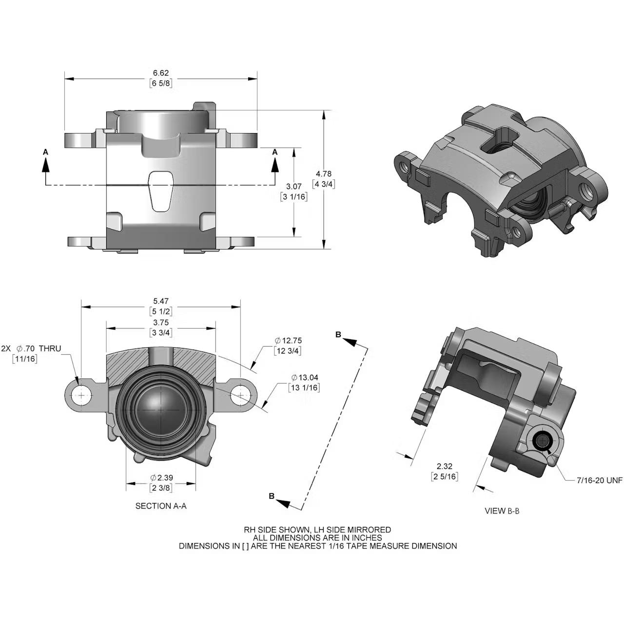 Mustang II IFS, Tube Arms, 500 Rated Coilovers, Manual Rack,4-1/2 - Image 9