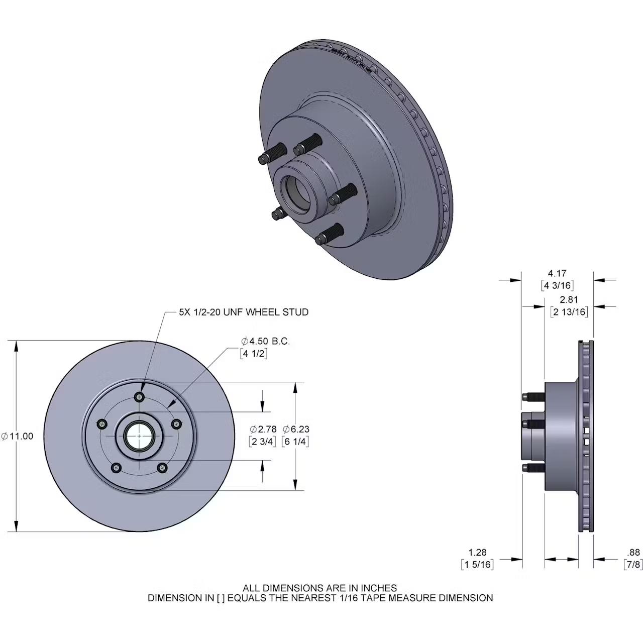 Mustang II IFS, Tube Arms, 500 Rated Coilovers, Manual Rack,4-1/2 - Image 6