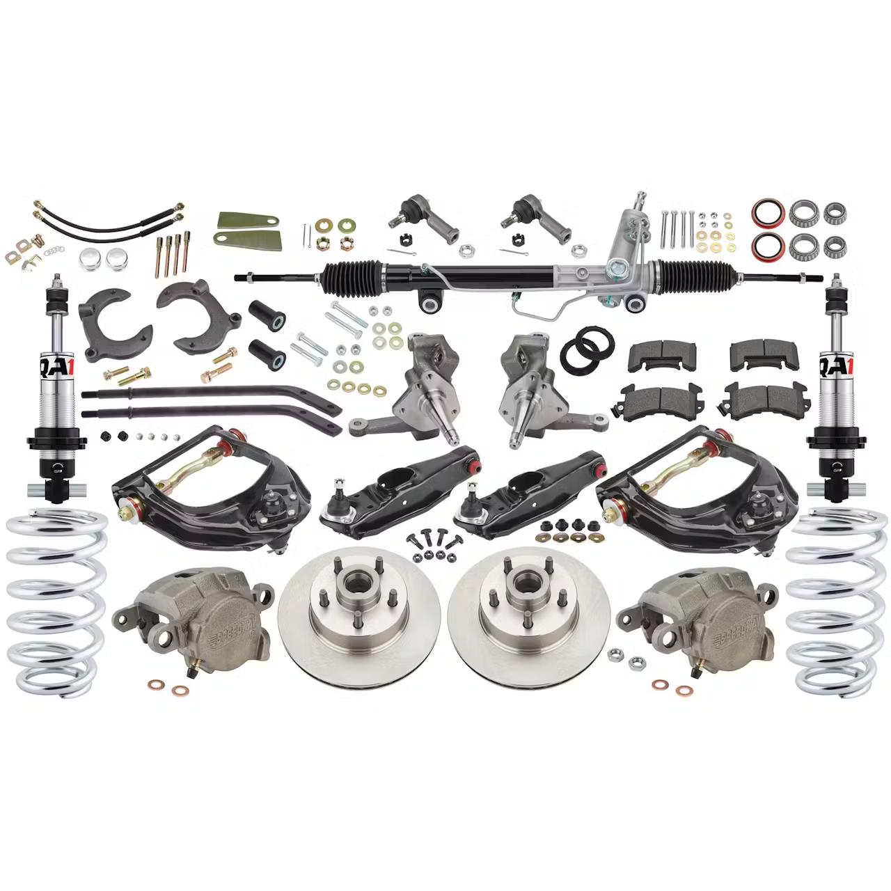 Mustang II Coilover IFS w/ Stock Control Arms, Coilovers, Dropped Spindles - Image 4