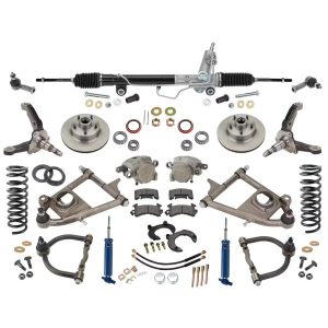 Mustang II IFS, Drop Spindles, 700 Coilovers, Power Rack, 4-1/2