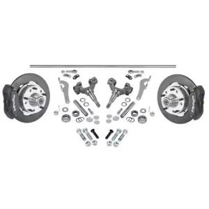 Plain Chevy Wilwood Front Brake & Tradit. Steering Kits, 48 Inch Axle