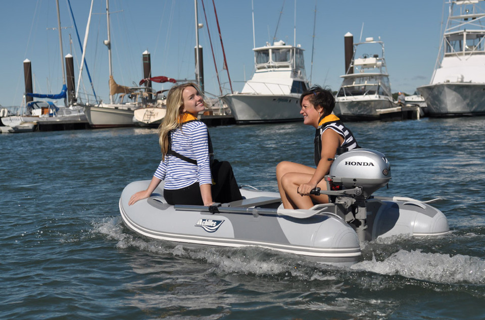 Achilles LSI-E Series Inflatable Boat | White LSI-260E 2022 - Image 4