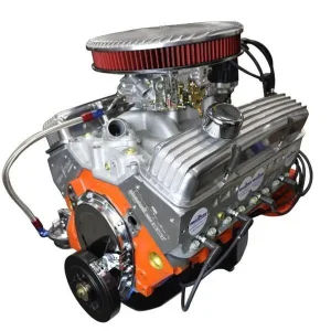 BluePrint Engines GM 383 C.I.D. 436 HP Dressed Stroker Long Block Crate Engines BP38318CTCV
