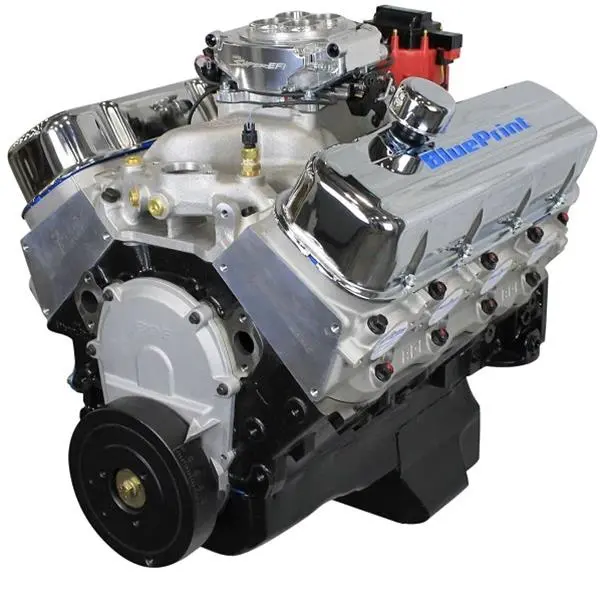 BluePrint Engines GM 454 C.I.D. 460 HP Cruiser Dressed Long Block Crate Engines with Fuel Injection BP454CTF