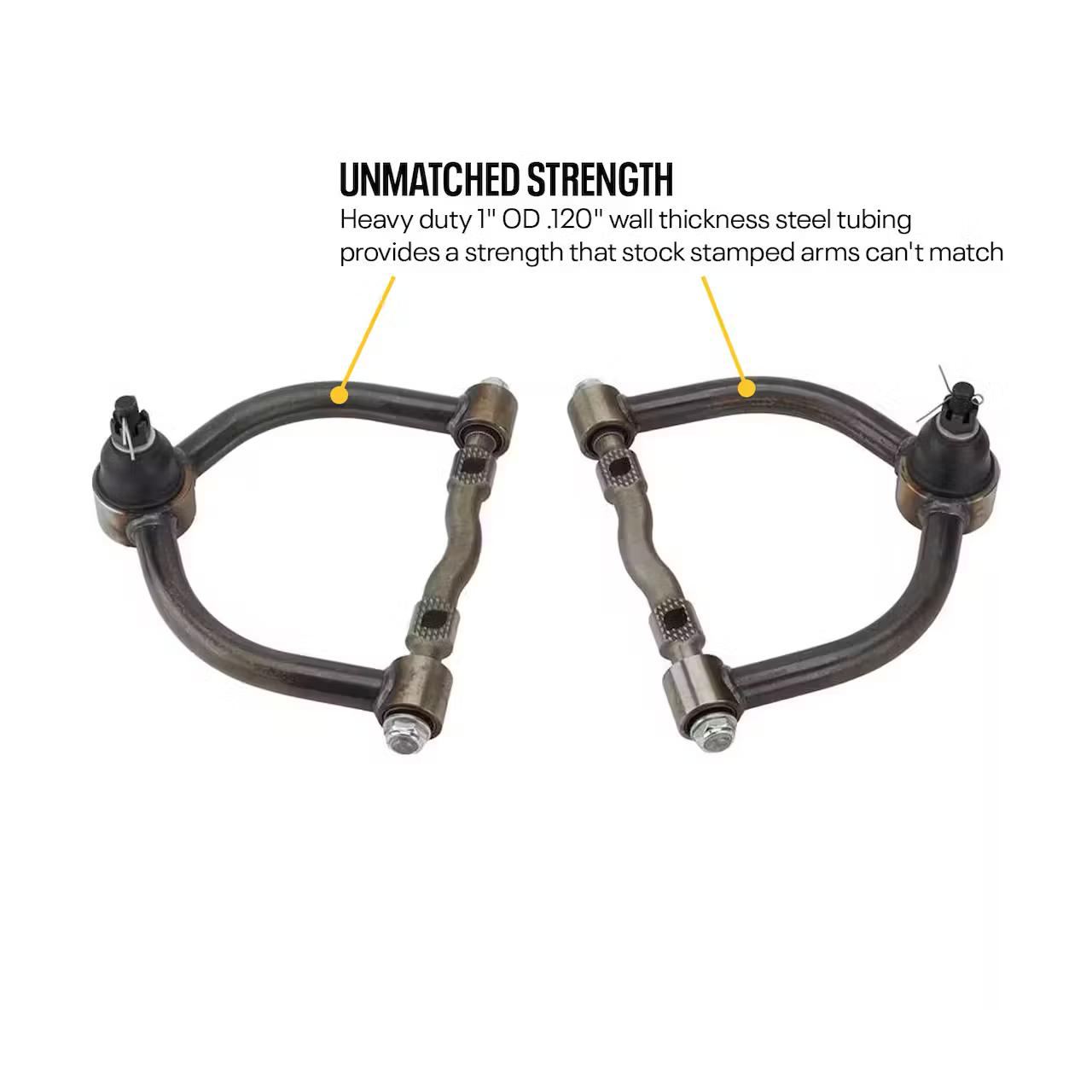 Mustang II Upper & Lower Tubular Control Arms, No Strut Rod - Image 2