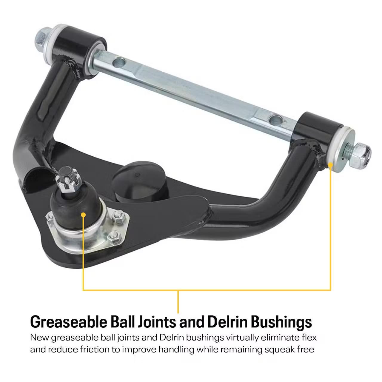 1982-04 S10 & G-Body Tubular Upper Control Arms Kit, Powdercoated - Image 5