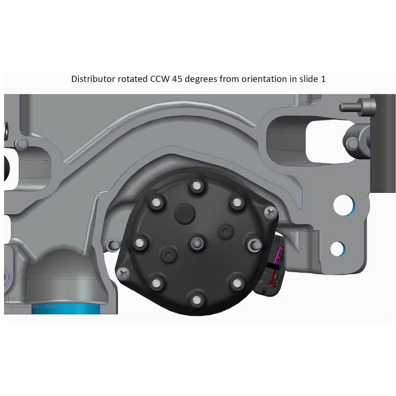 Holley 300-244 351W Ford Hi-Ram EFI Manifold Base - Image 2