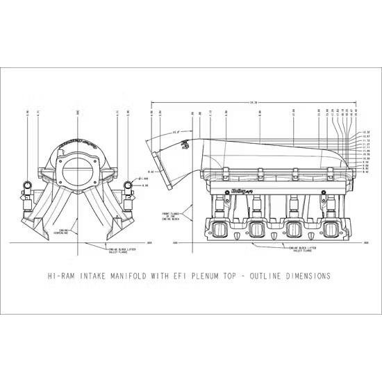 Holley 300-124 EFI Hi-Ram Manifold, LS7, 92mm - Image 2