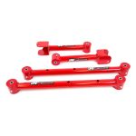 UMI 401518-R 64-67 A-Body Adj. Upper & Lower Control Arm Kit, Red